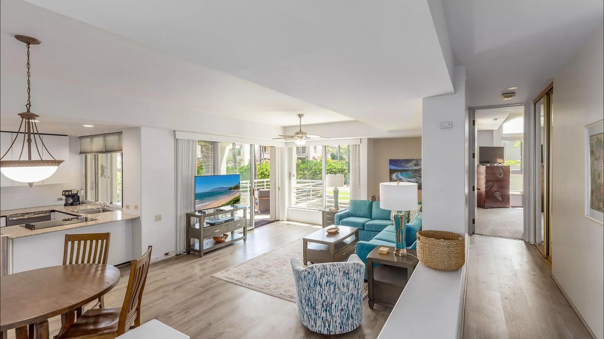 New! Palms 702 - Romantic Retreat - Split Ac In Bedroom - Open-Air Living Area Wailea