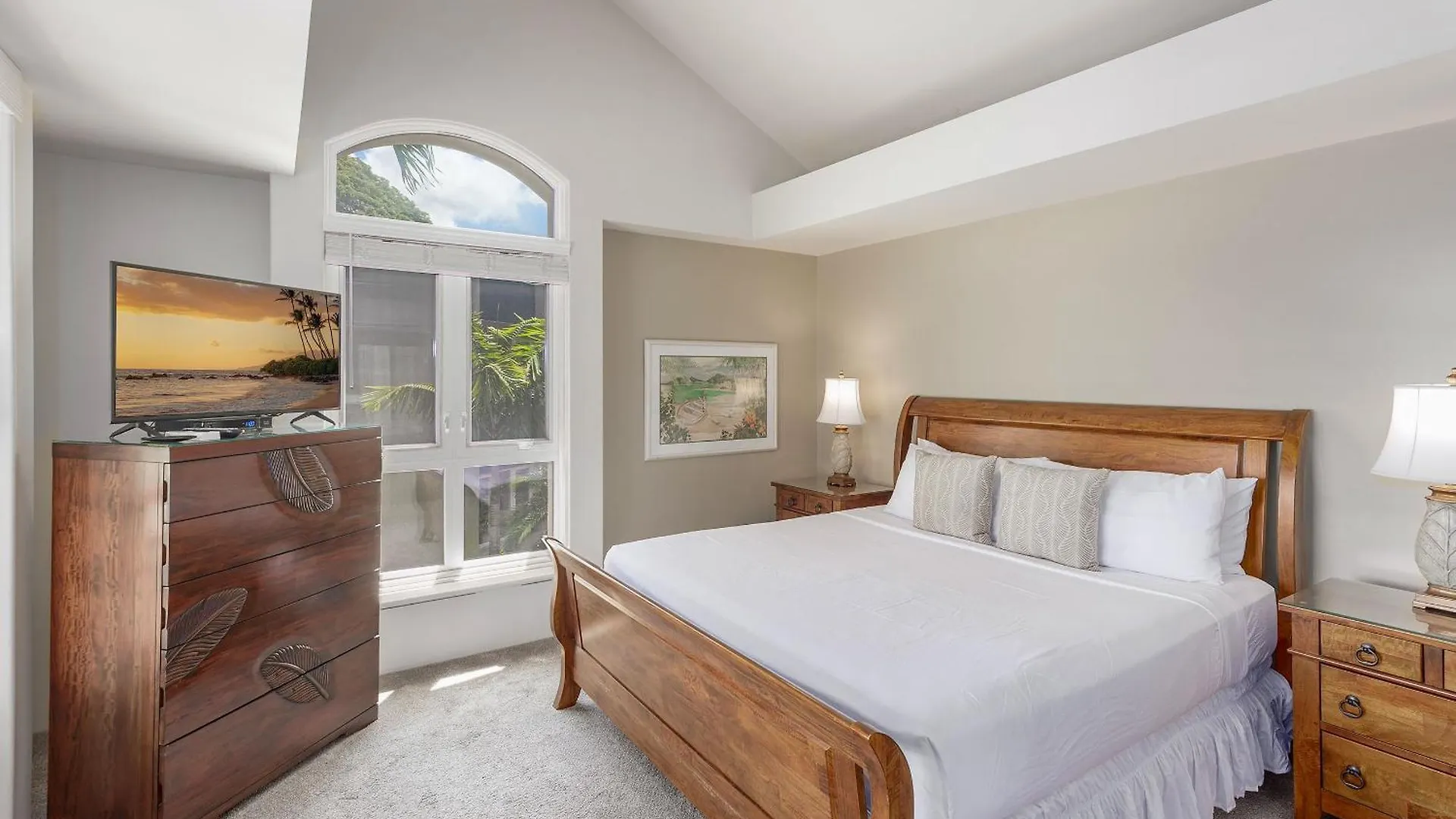 New! Palms 702 - Romantic Retreat - Split Ac In Bedroom - Open-Air Living Area Wailea  Wailea (Maui)